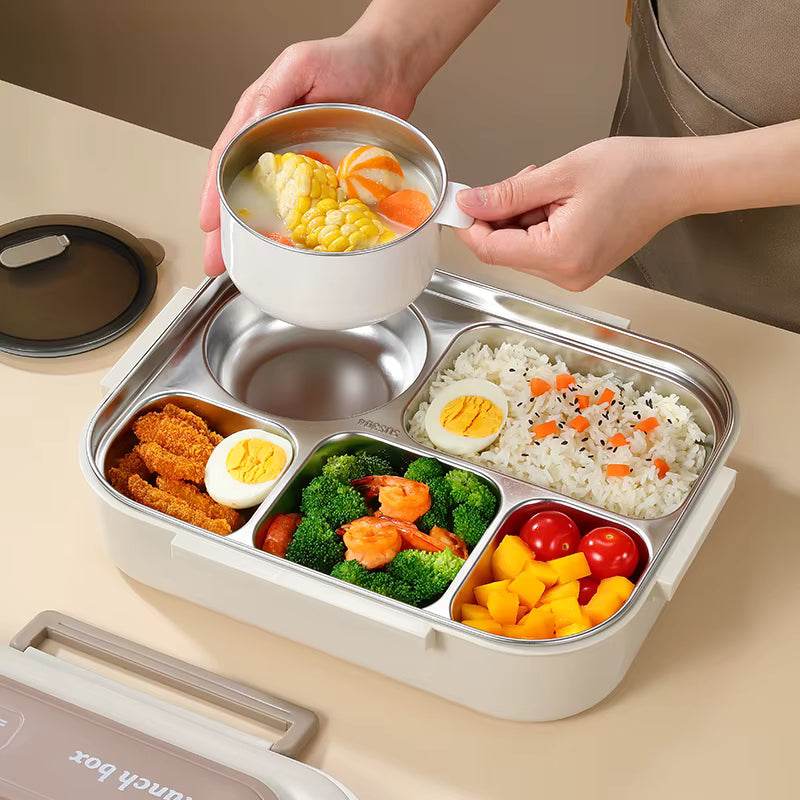 Vakuumisolierte, auslaufsichere Lunchbox aus rostfreiem 304er Edelstahl