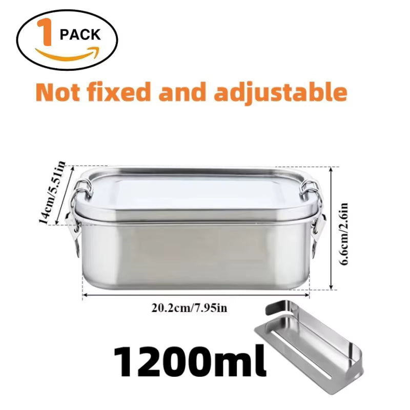 Luftdichte BPA-freie Bento-Lunchbox aus rostfreiem 304er Edelstahl