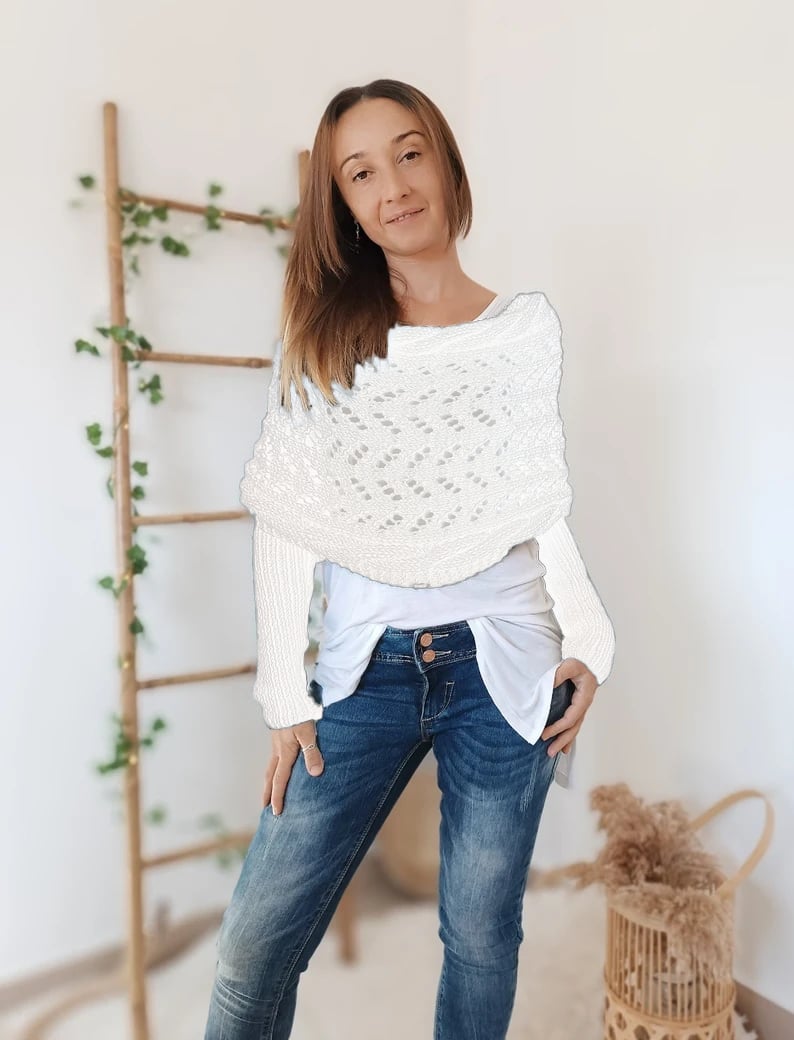CozyKnit - Bequemes Strickschal | Vielseitige Eleganz für jeden Anlass