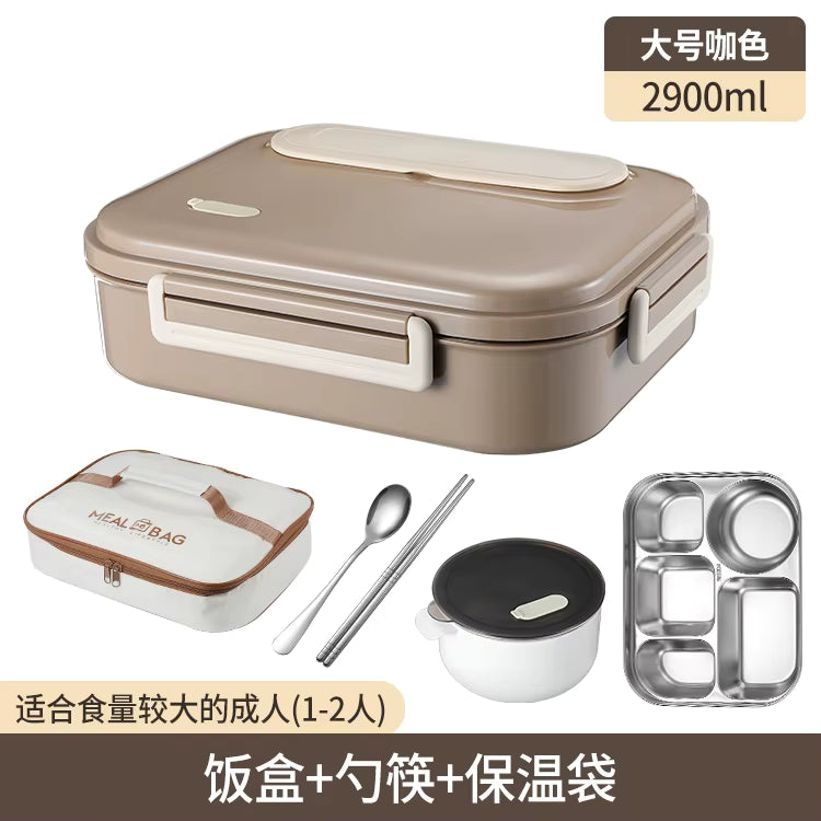 Vakuumisolierte, auslaufsichere Lunchbox aus rostfreiem 304er Edelstahl