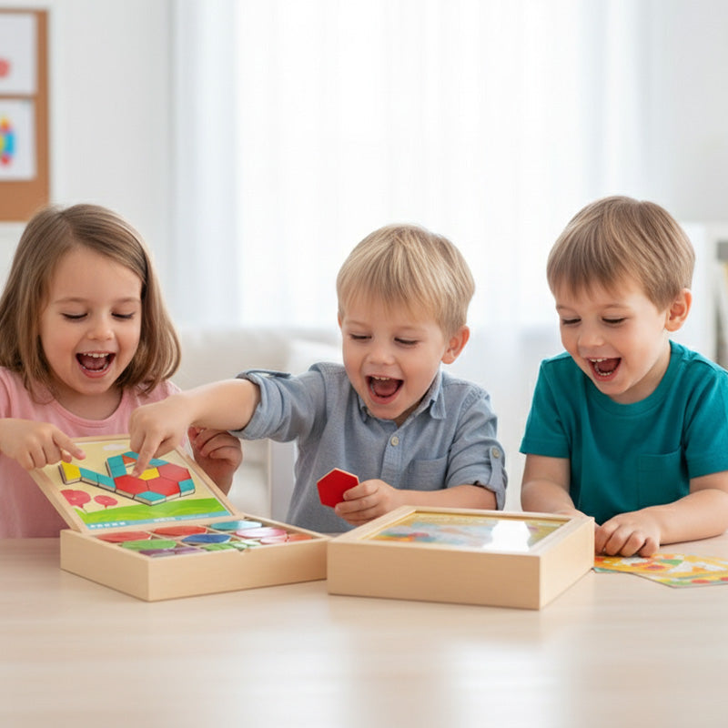 BrainCraft Builders Magnetisches Puzzle — Entfache sofort die Fantasie