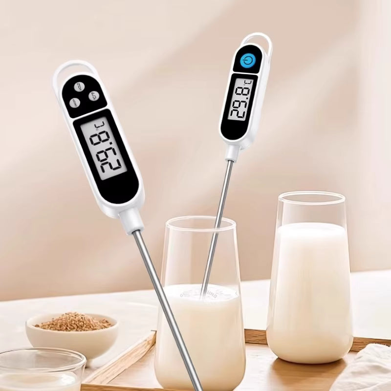 Sofort ablesbares digitales Einstichthermometer (Küche und Babybad)