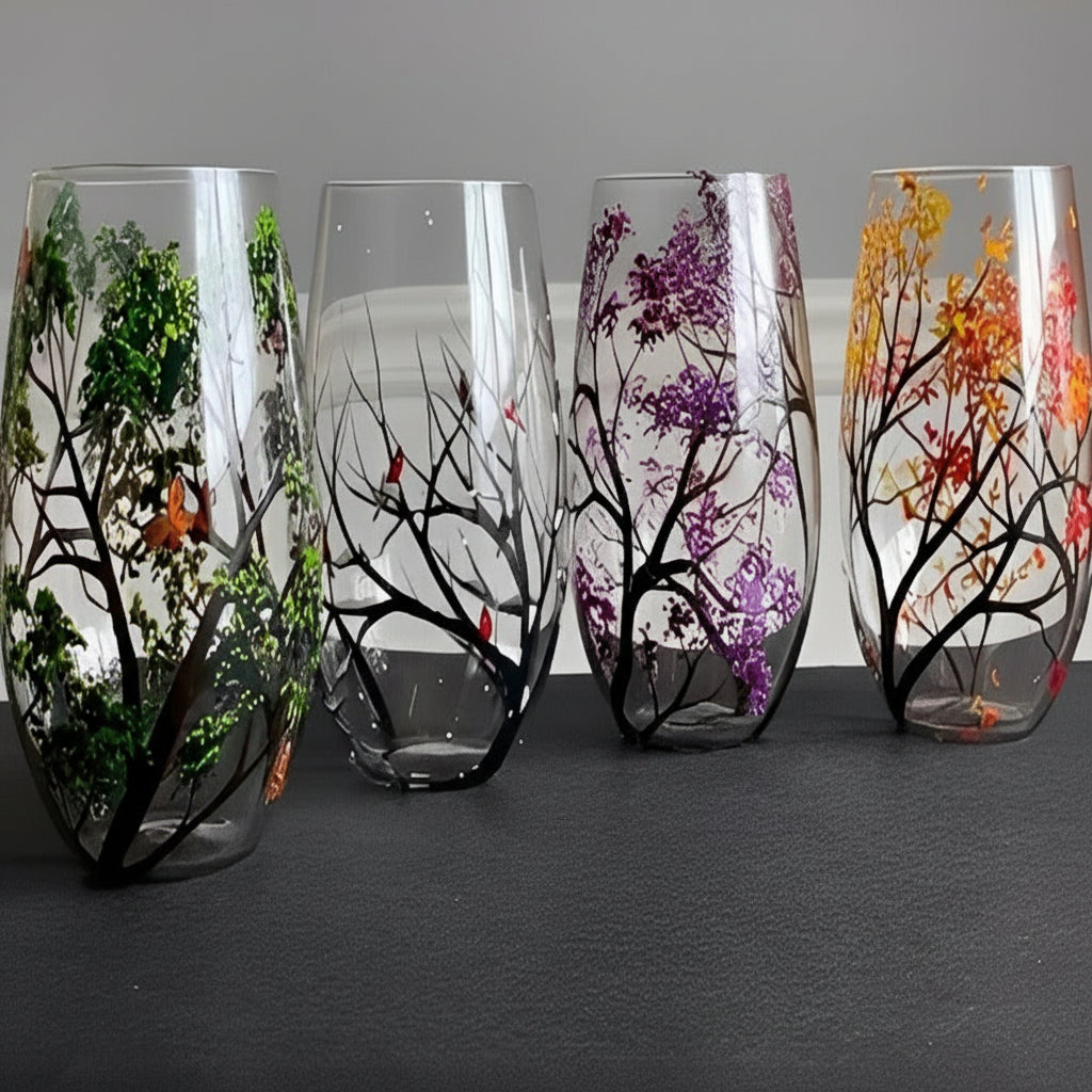 SeasonalSip Glas — Håndlavet Skønhed, Varige Minder