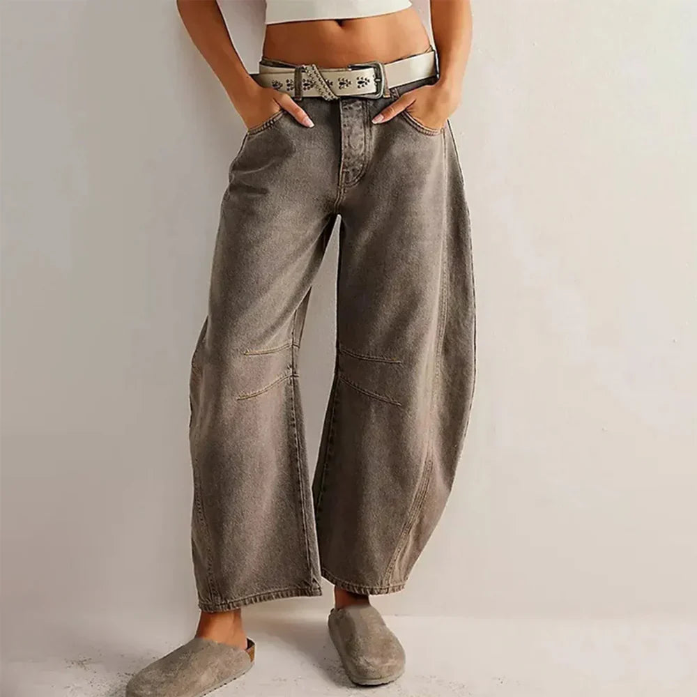 StyleEase - Bequeme Damenhose mit weitem Bein