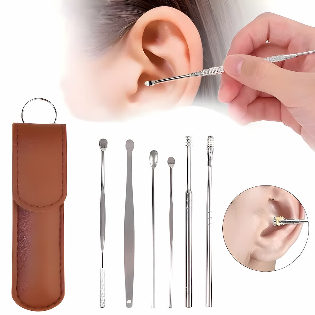 AudiaPure 6-in-1 Ohrpflege-Set — Höre klar, fühle Komfort