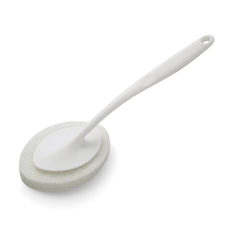 Multifunktionale Toilettenbürste mit Schwammkopf und langem Stiel