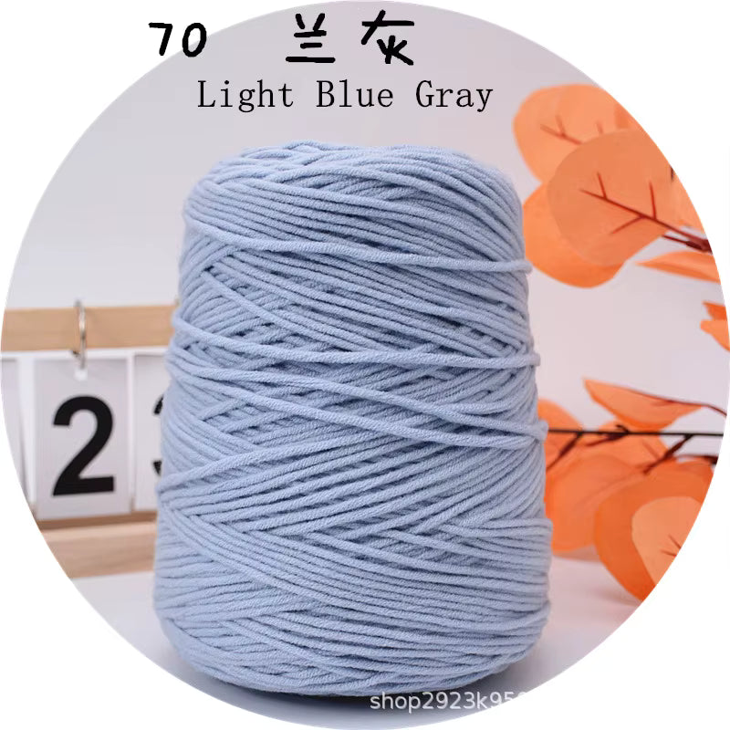 Holdbar 8-trådet flerfarvet tufting garn (400g)