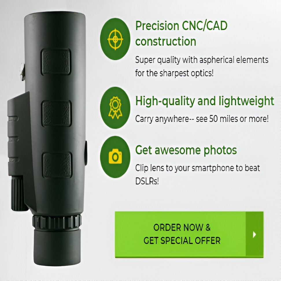 PocketZoom 10X — Fang Skarpe Øjeblikke