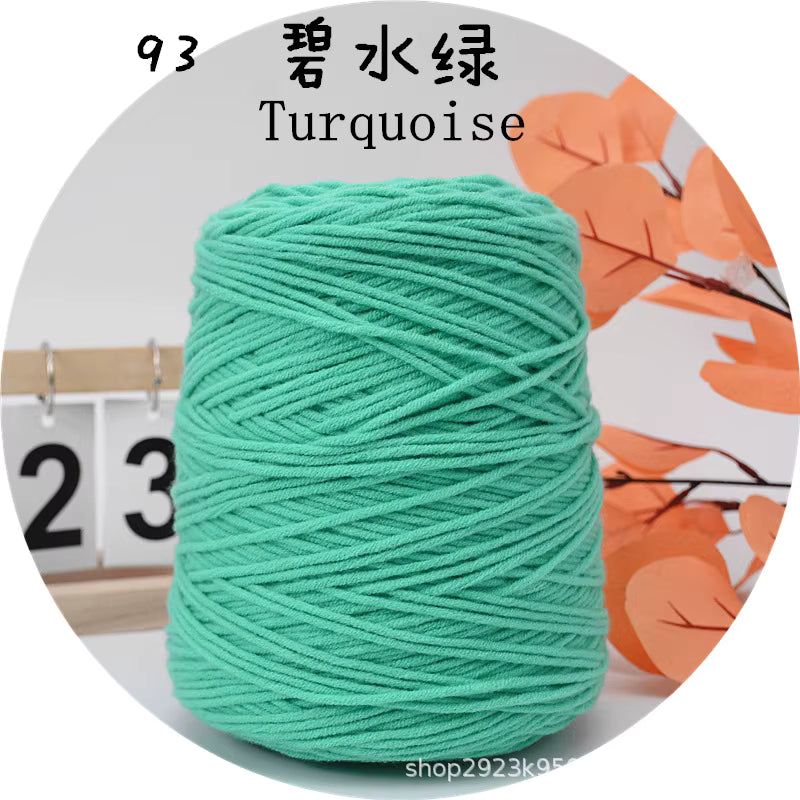 Holdbar 8-trådet flerfarvet tufting garn (400g)