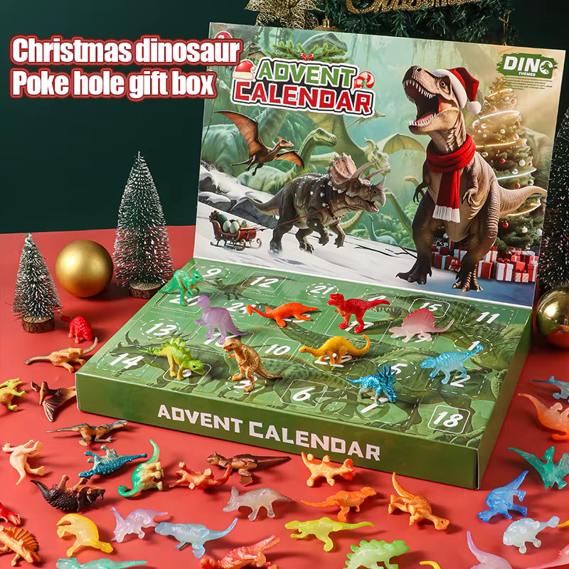 24-dages samler-dinosaur-julekalender (24 figurer)