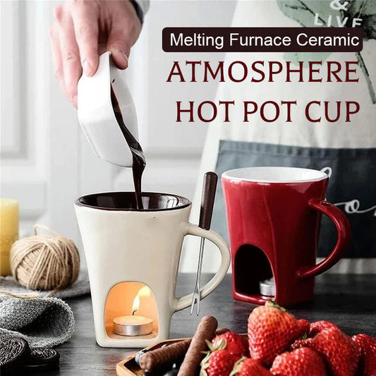 VelvetSip Fondue Becher — Unendlicher Hygge Genuss