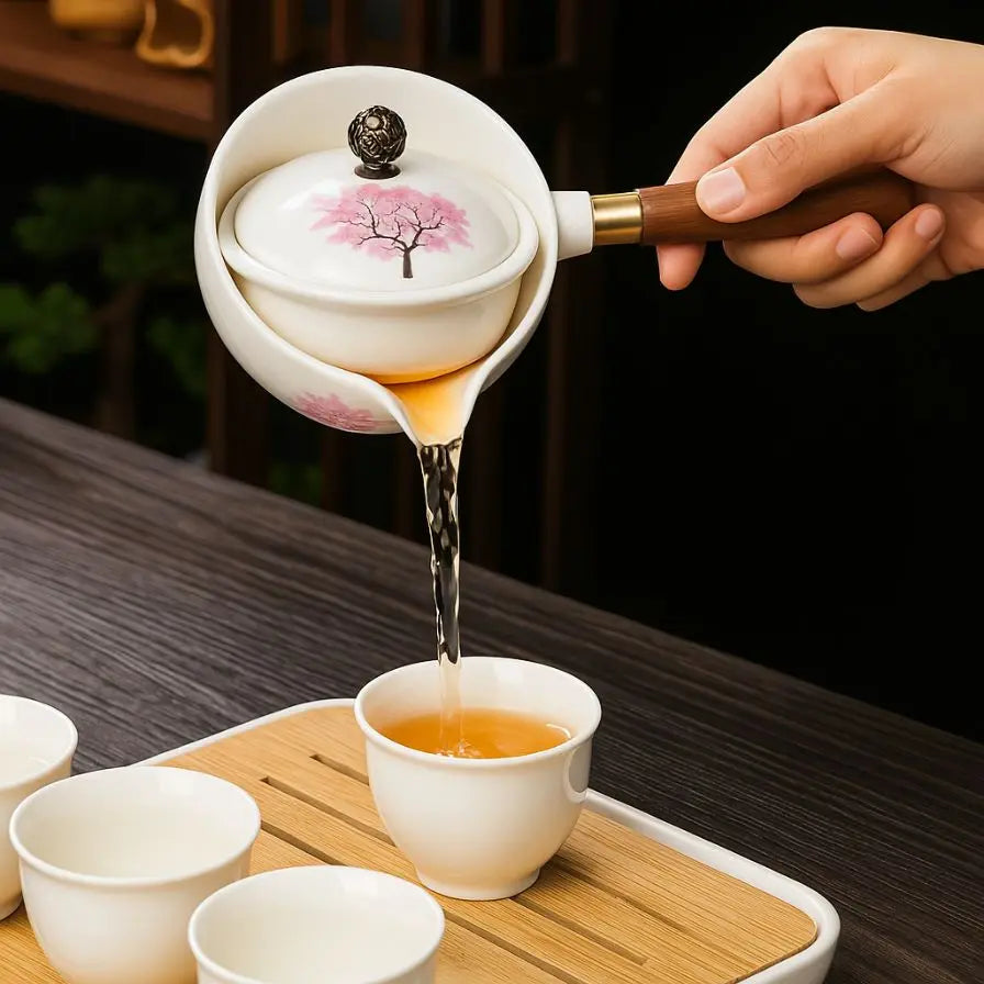 SakuraBrew roterende infuser tekande — Nyd ro, ren glæde