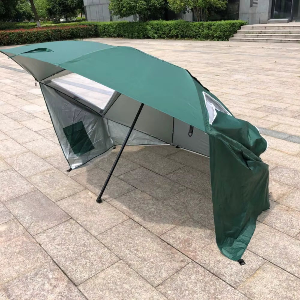 Übergroßes, UV-schützendes und winddichtes Strand- und Campingdach (2,4 m)