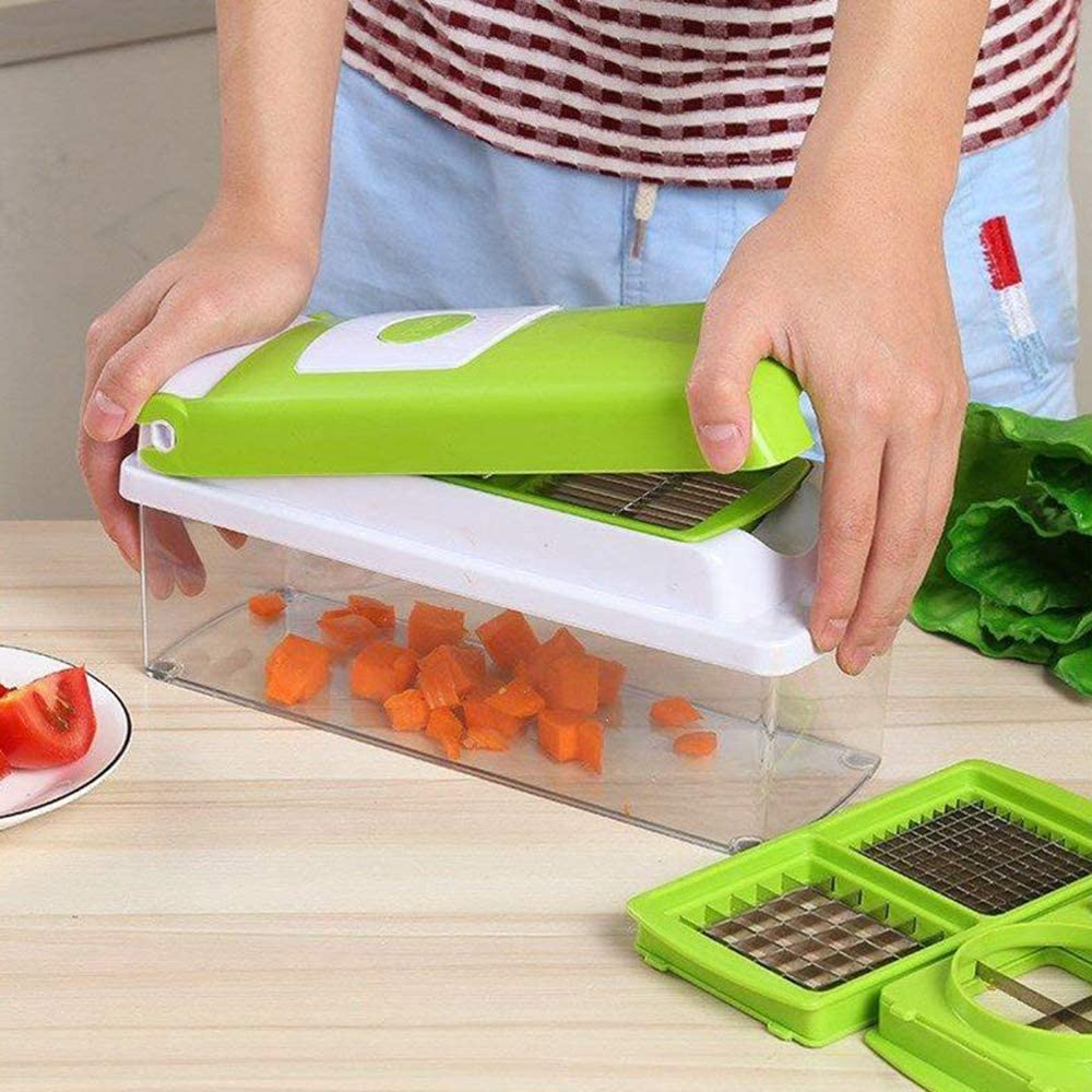 FoodMaster - 12-in-1 multifunktionaler Gemüseschneider | 50% RABATT
