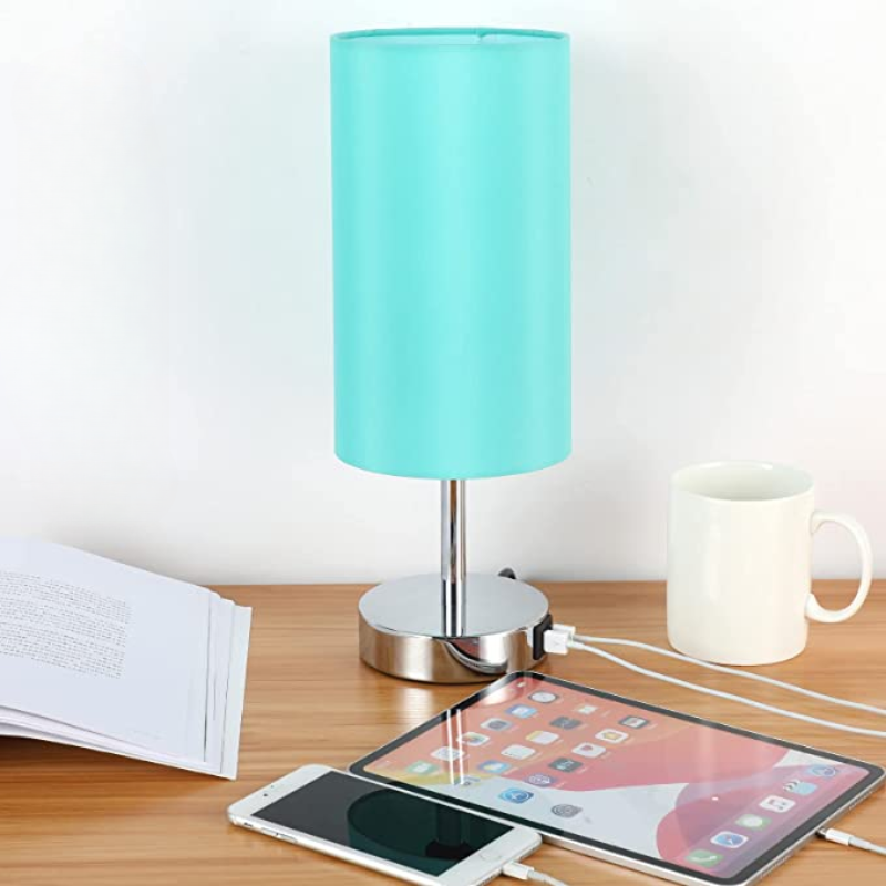 LuminaTouch - Dimmbare Touch-Tischlampe mit USB-Ladeports