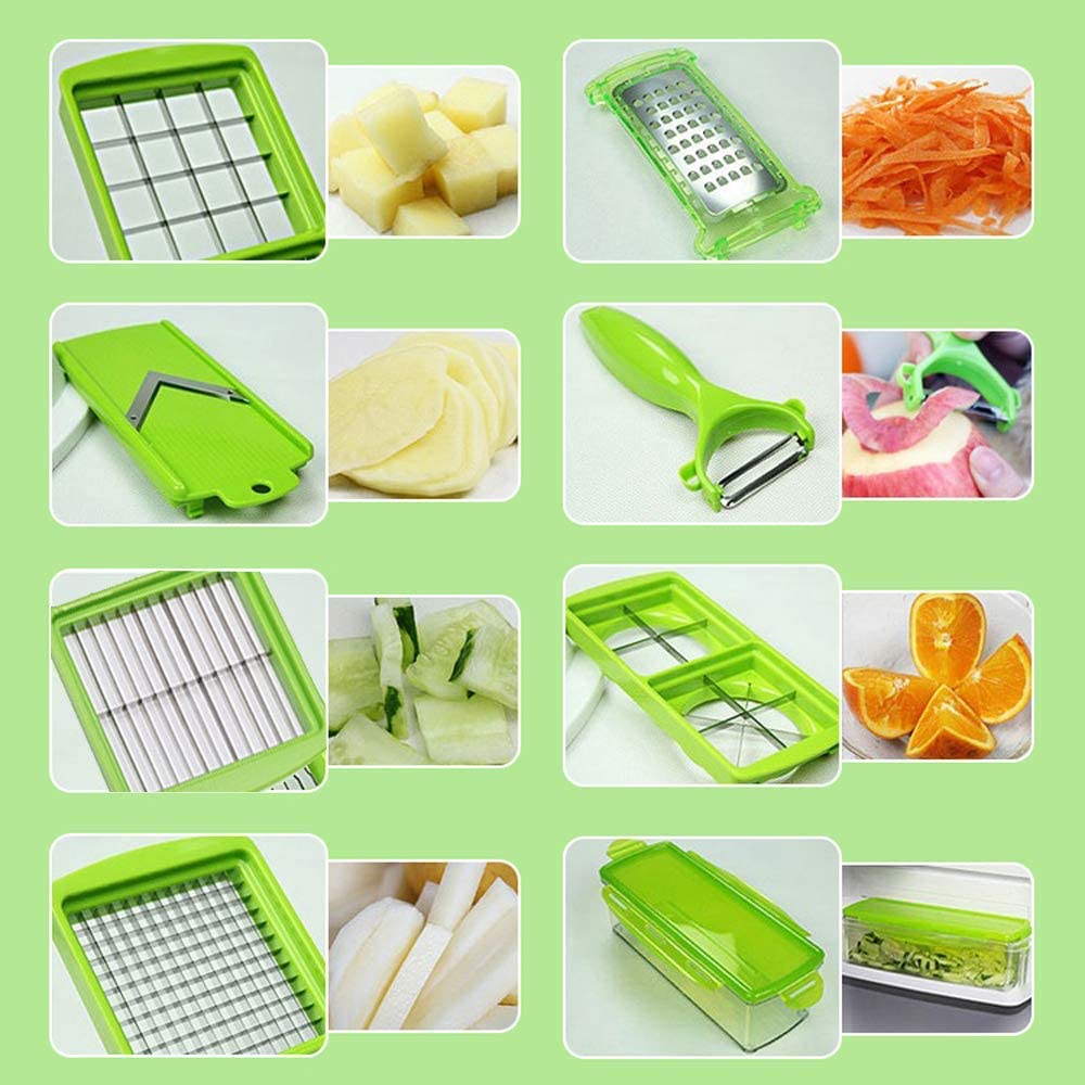 FoodMaster - 12-in-1 multifunktionaler Gemüseschneider | 50% RABATT