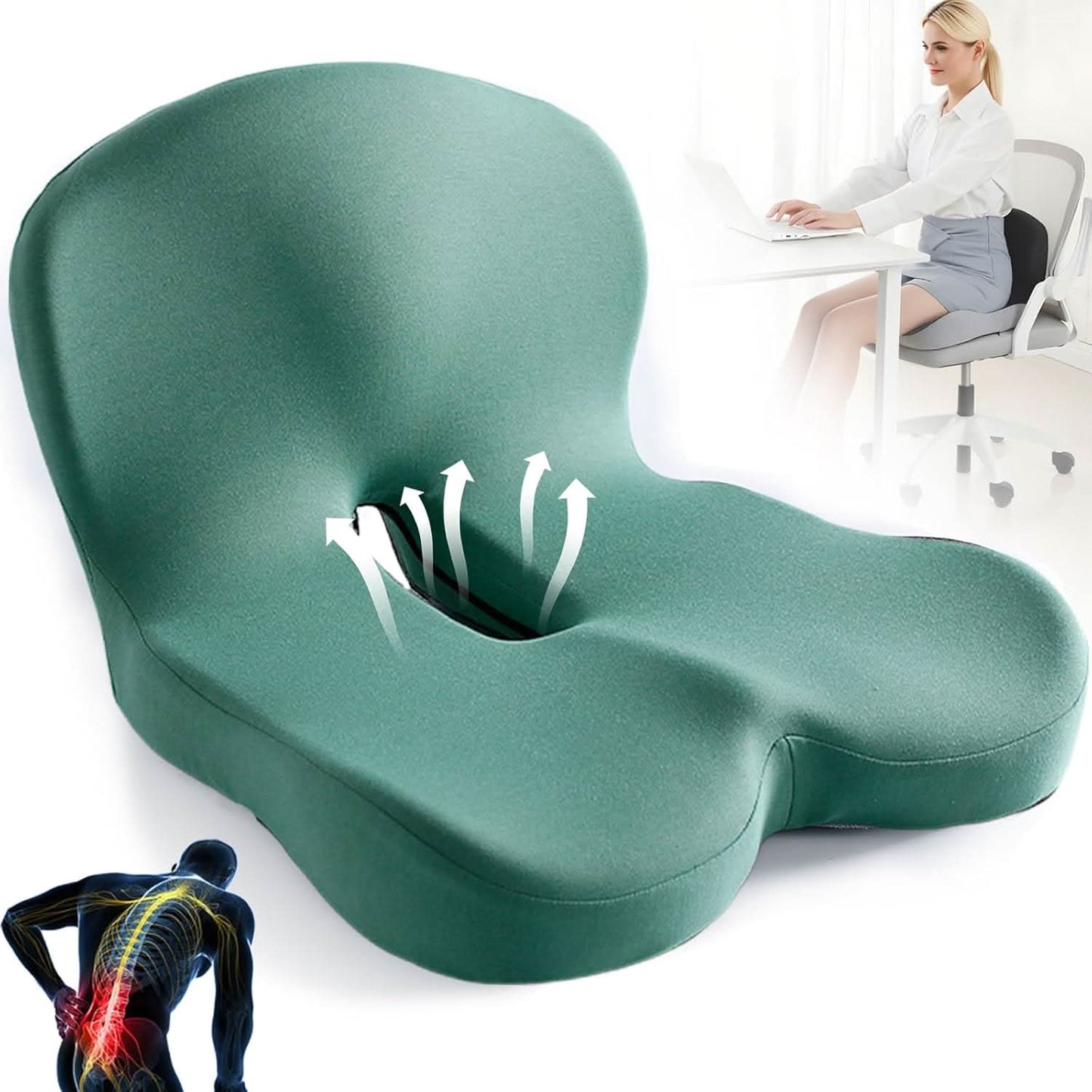 SpineEase Pude — Ultimativ Komfort Hele Dagen