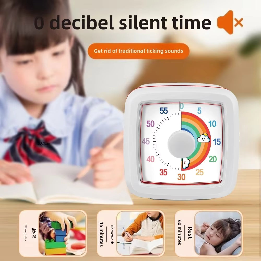 Visueller und geräuschloser 60-Minuten-Timer