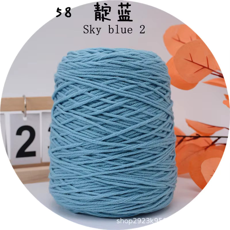 Holdbar 8-trådet flerfarvet tufting garn (400g)