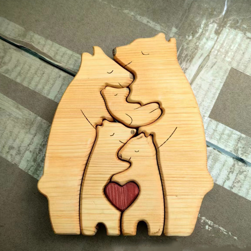 HearthHugs Holzpuzzle Ornamente — Liebe täglich vereinen