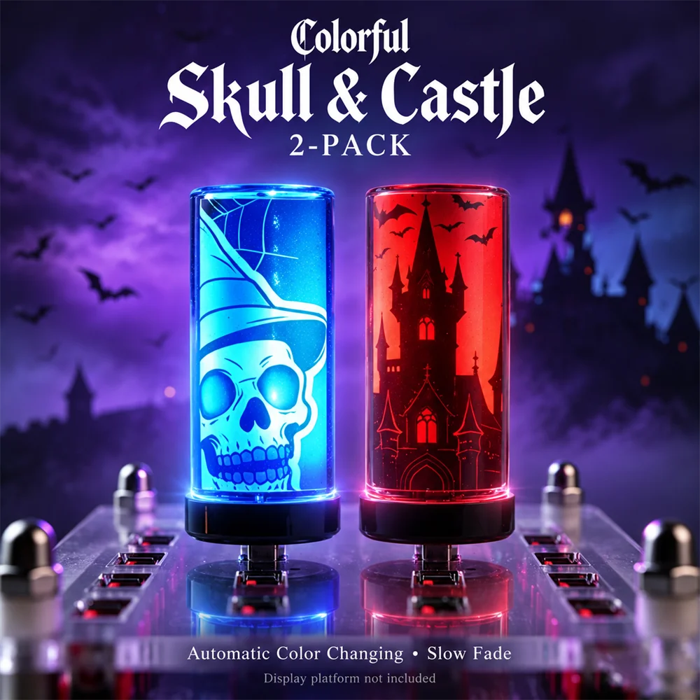 Halloween-natlampe med skiftende farver (USB-A) til USB-tilslutning