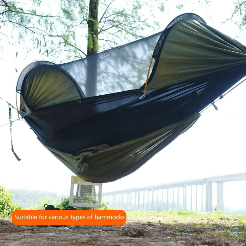 Kompakte tragbare Camping-Aufbewahrungshängematte (185x70 cm)