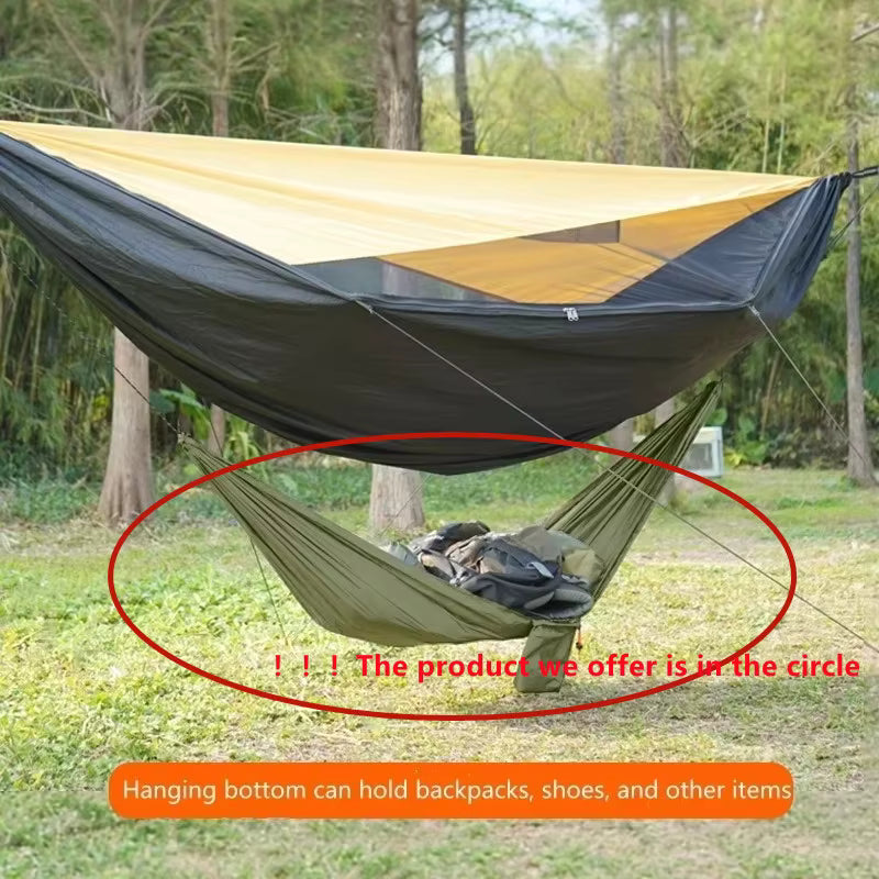 Kompakte tragbare Camping-Aufbewahrungshängematte (185x70 cm)
