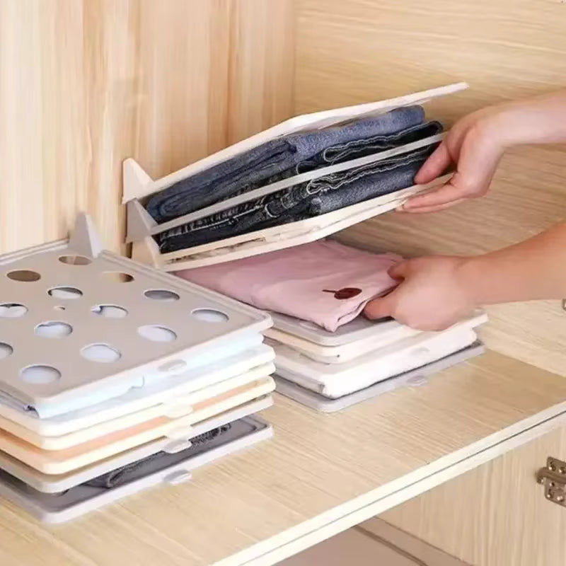 Stapelbarer faltbarer Kleiderorganizer (Schublade und Reise)