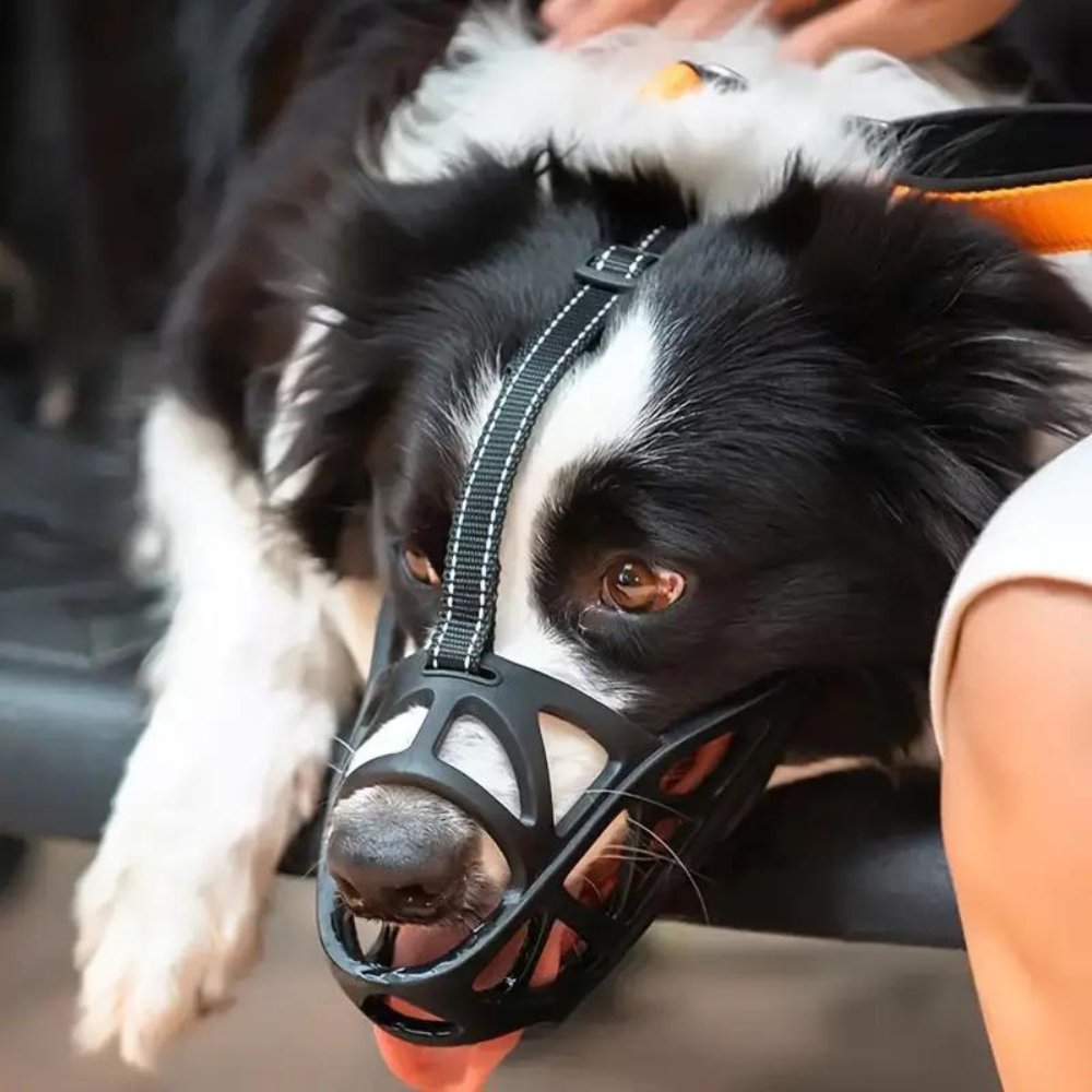 CalmiSure —  Hundemasker til hvalpe – åndbart hundeovertræk – gømaske til kæledyr