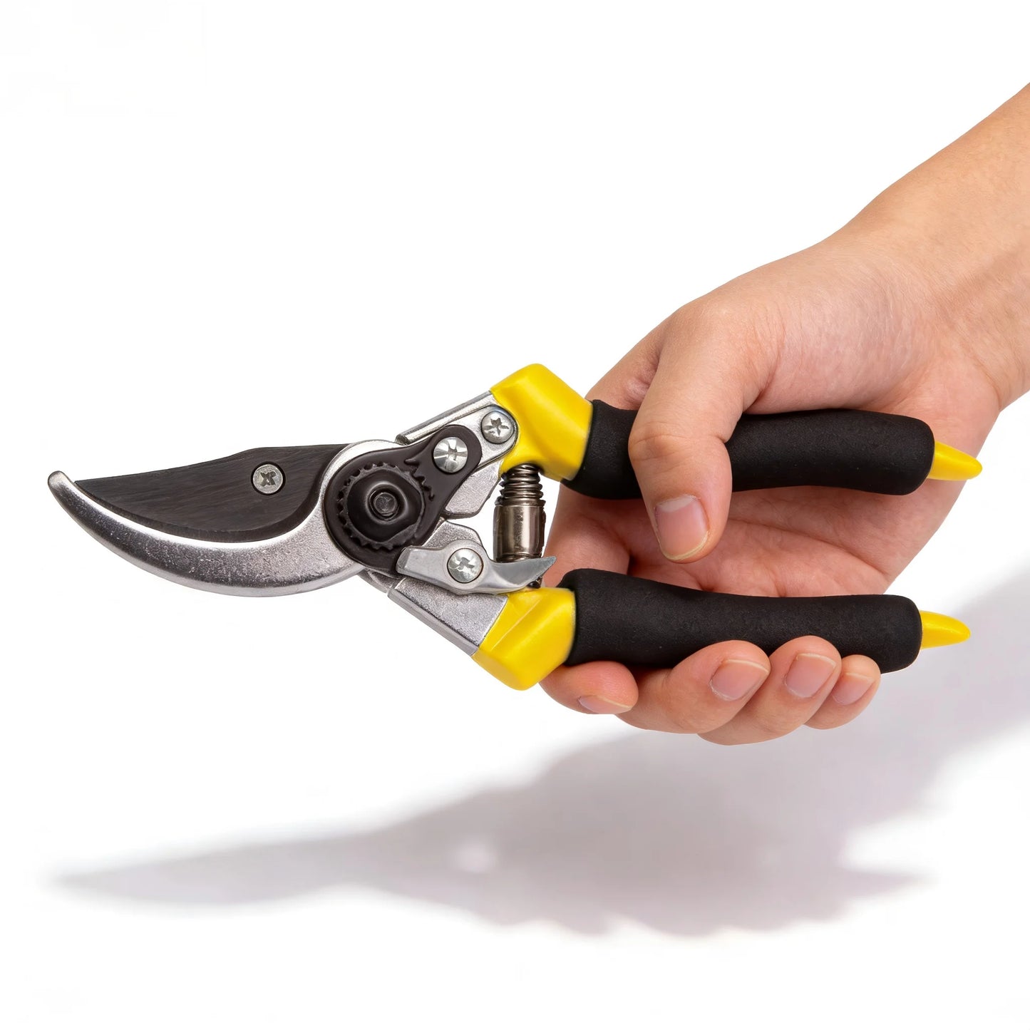Leichte ergonomische Gartenschere mit Softgriff
