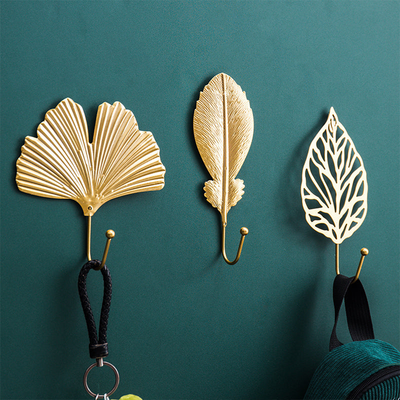 NordicTouch - Nordic Golden Leaves Wandhaken