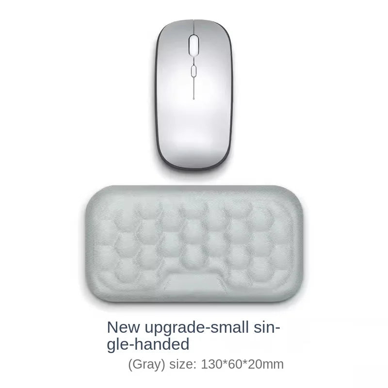 Ergonomisk hukommelsesskum og silikone håndledsstøtte (massage-struktureret)