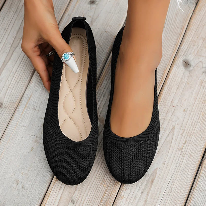 BreezeStep - Atmungsaktive flache Schuhe | Atmungsaktive flache Schuhe für frische Füße