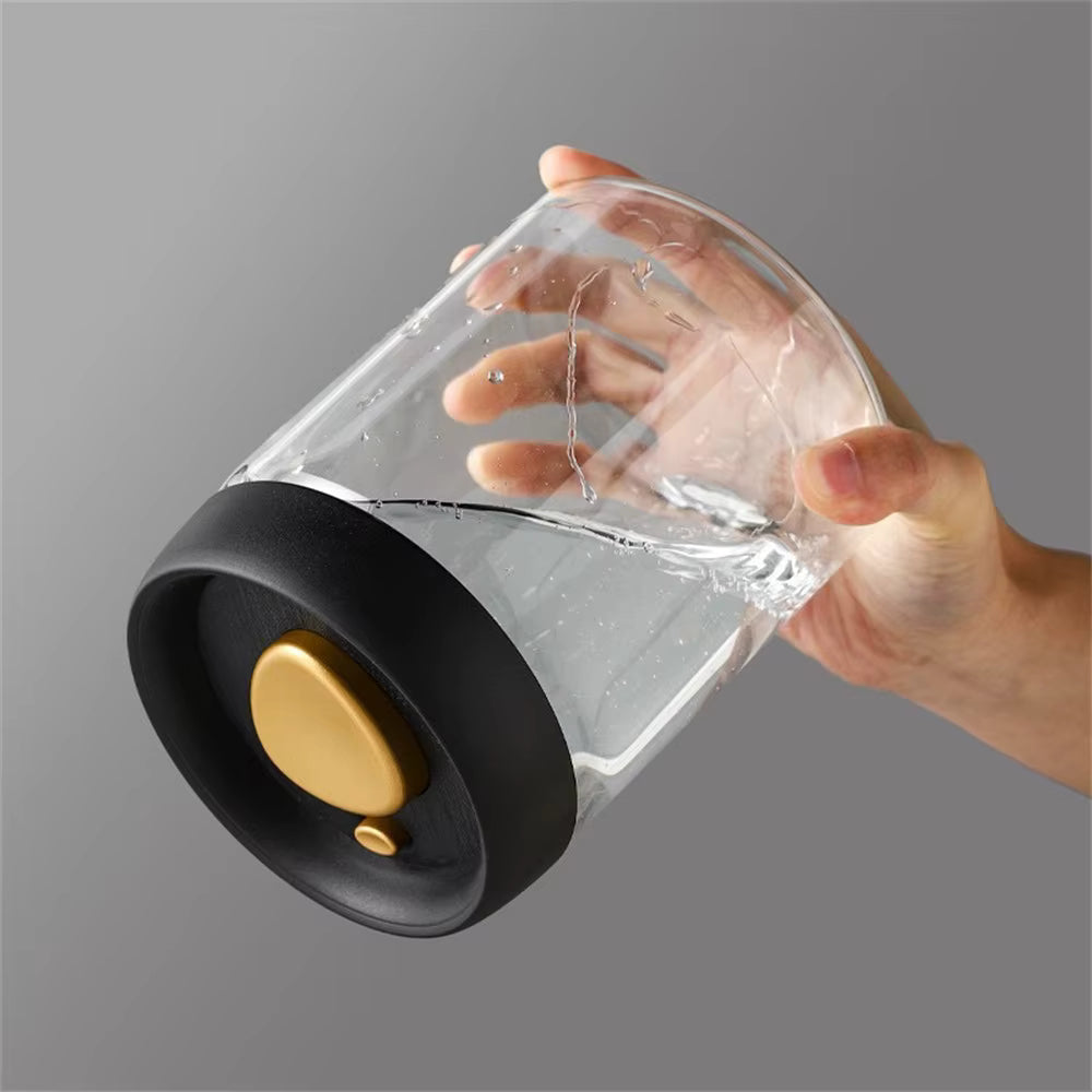 Vakuumdichter und feuchtigkeitsbeständiger Glasbehälter für Kaffee (mehrere Größen)