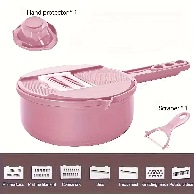 9-in-1 manueller Gemüseschneider und Reibe