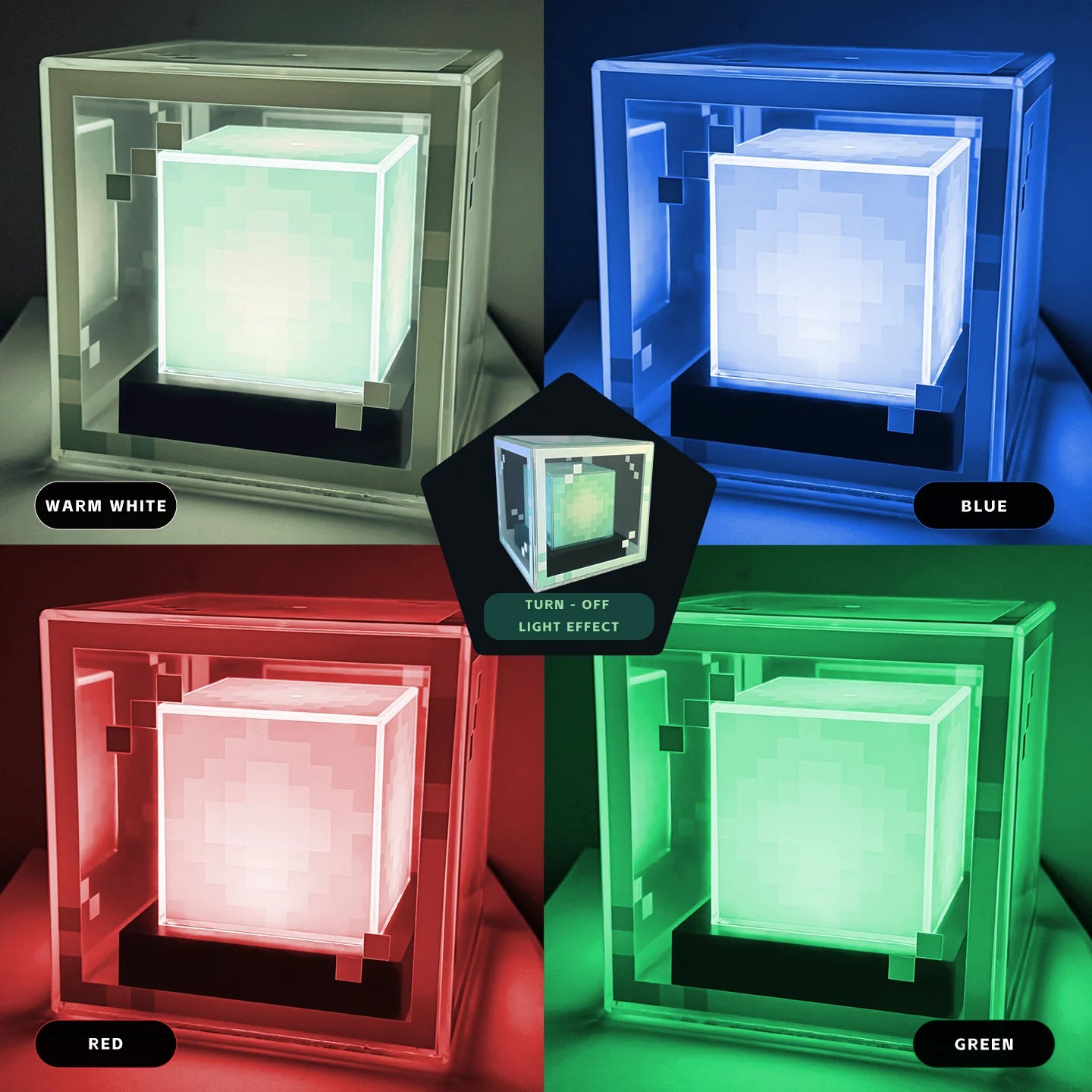 Wiederaufladbare LED-Pixel-Schreibtischlampe für Nachtbeleuchtung