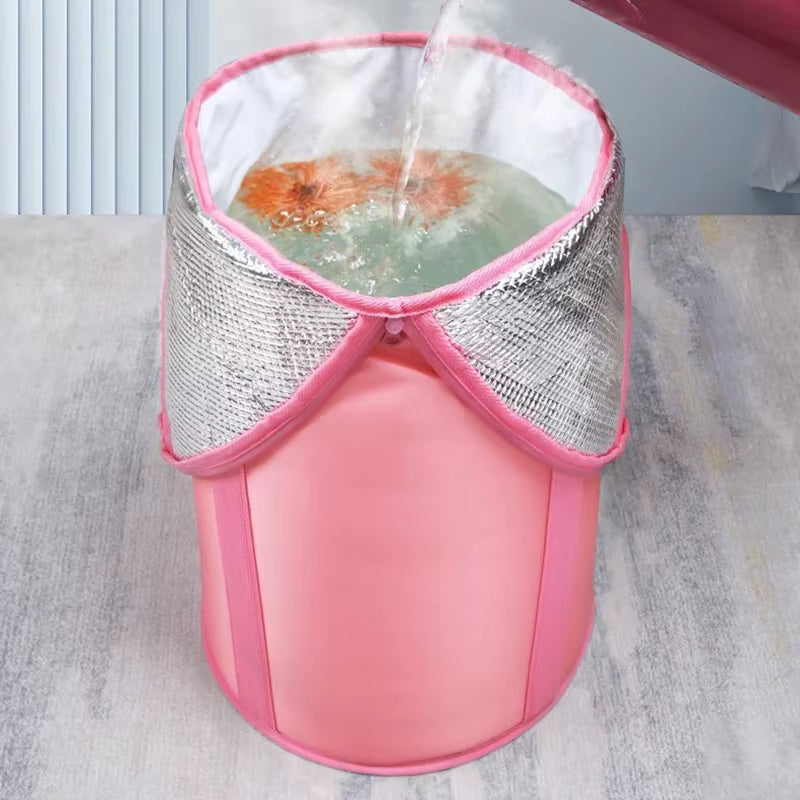Faltbare und isolierte Fußbadewanne