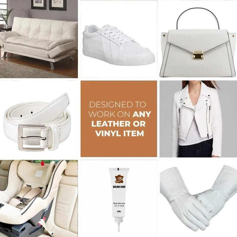 Fortgeschrittenes Lederreparaturgel, Lederreparaturcreme für Autositze und Sofas, Balsam zum Nachfärben von Leder für Möbel, Sofas, Autositze, Sofas und Jacken