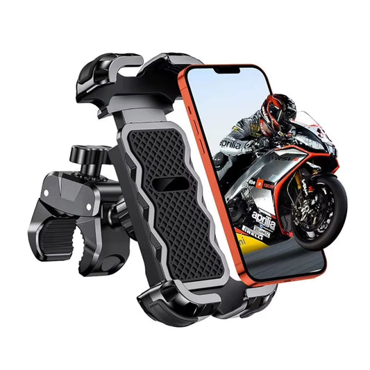 Universal 360° roterende cykel- og motorcykeltelefonholder (Passer til 15–55 mm)