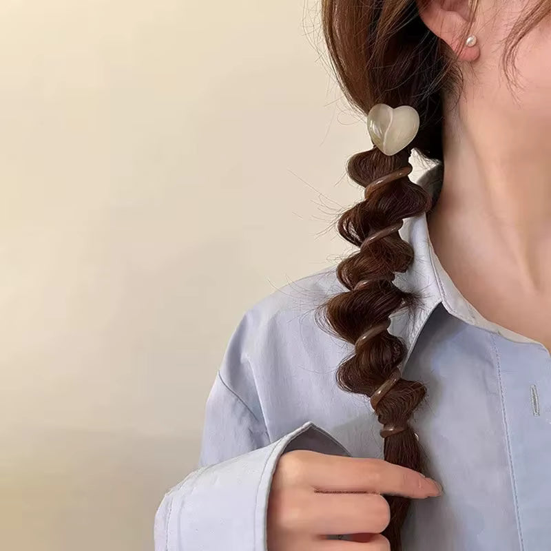 Sicheres und schonendes Bubble-Flecht-Haarband