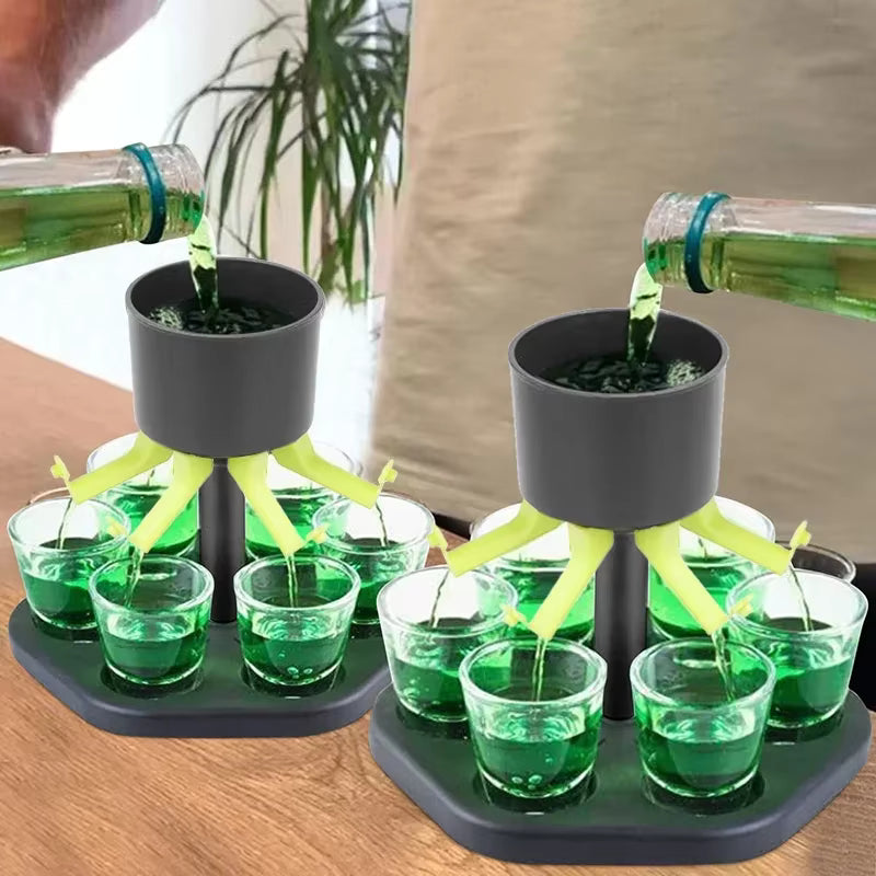 Hurtig Hældende Roterende 6-Skud Dispenser