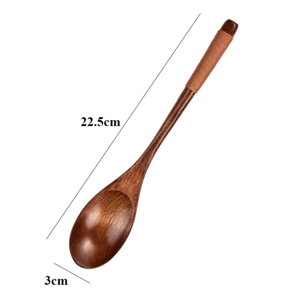 Leichter und langlebiger Holzlöffel und -gabel