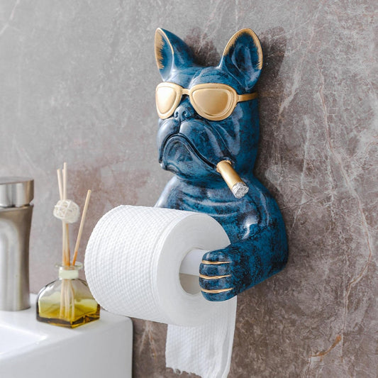 WuffiCare - Design-Toilettenpapierhalter | Hygienische Papiertaschentuchbox in Hundeform