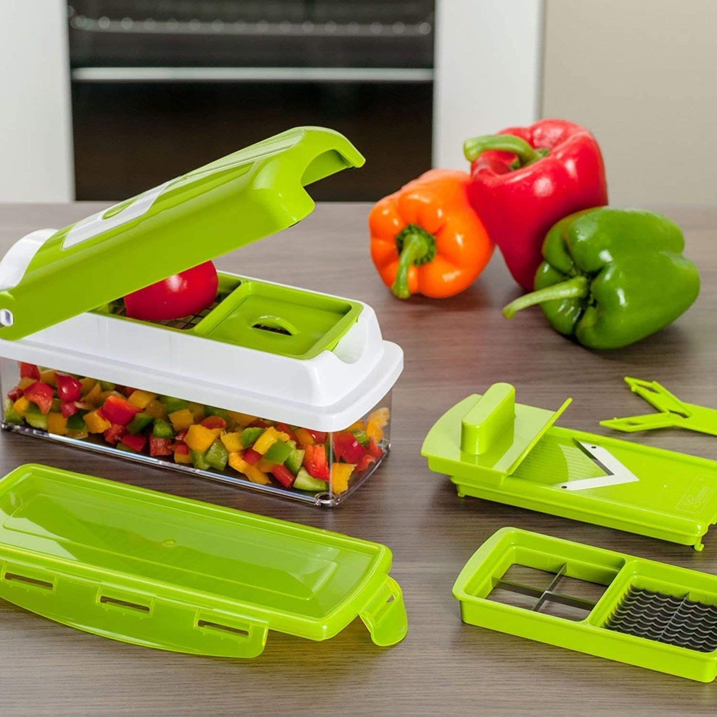 FoodMaster - 12-in-1 multifunktionaler Gemüseschneider | 50% RABATT