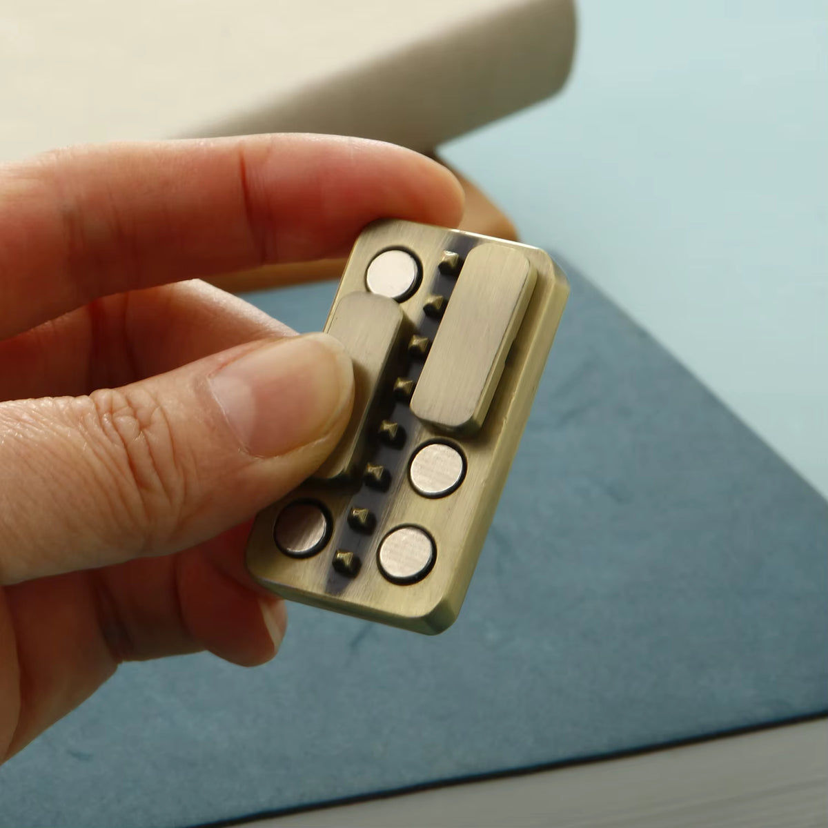 Kompaktes magnetisches Metall-Schiebespielzeug