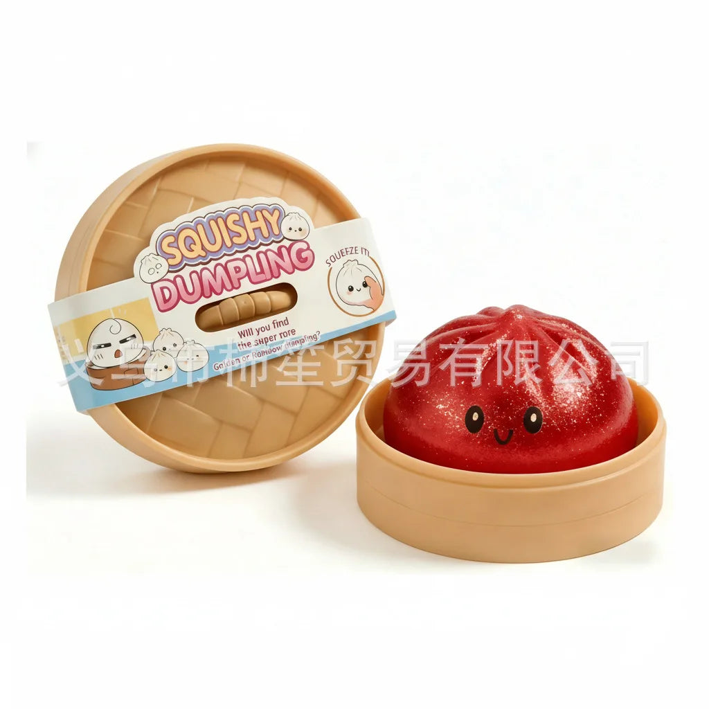 Kæmpe Langsomt Hævende Glimmer Dumpling Squishy Legetøj