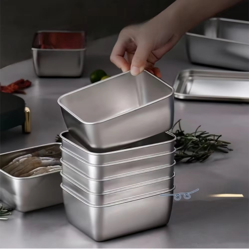 Luftdichte und wiederverwendbare Bento-Box aus Edelstahl