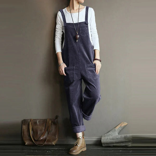 CozyChic - Lässiger Jumpsuit aus Samt | Perfekter Jumpsuit für jeden Anlass