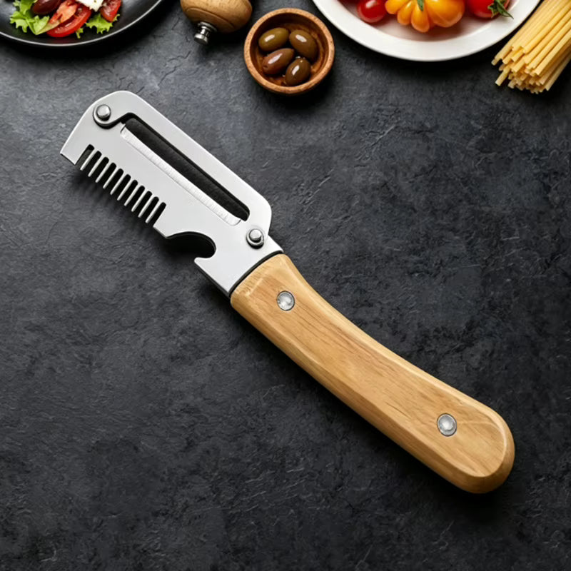 Ergonomischer Wende-Gemüseschäler aus Edelstahl (2er-Pack)