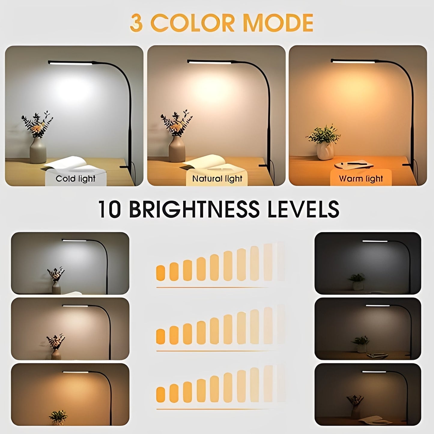GlowMaster LED-skrivebordslampe — Perfekt lys, perfekt fokus